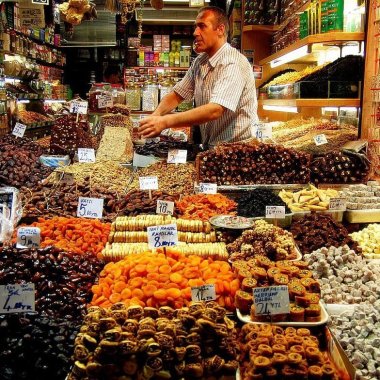fruits seches au spice bazaar d istanbul