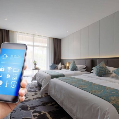 piloter sa chambre d hotel grace a un smartphone