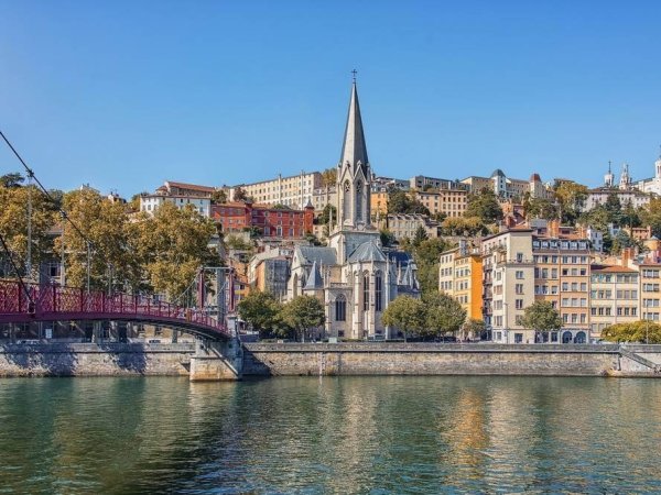 passerelle pietonne saint georges lyon