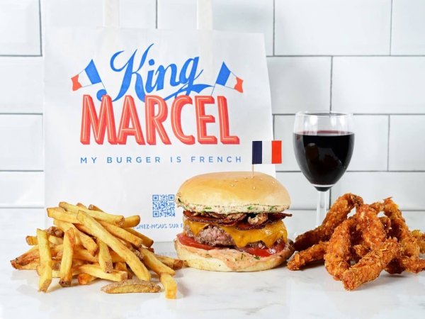 menu francais burger tender king marciel lyon