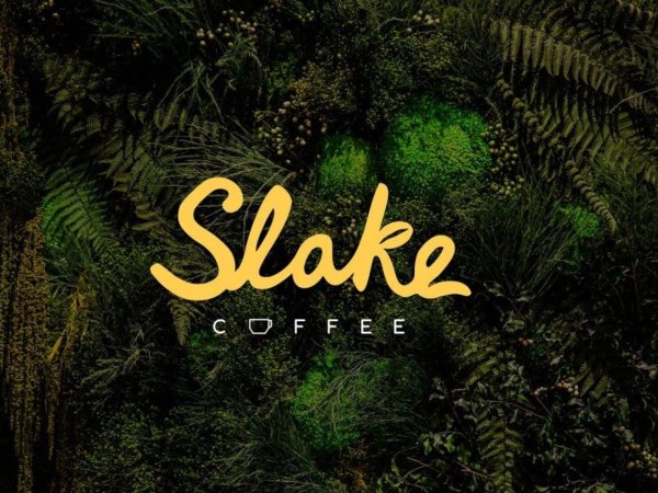 logo slake coffee shop lyon
