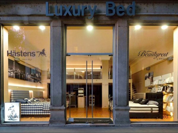 devanture et vritrine d  magasin de literie luxury bed a lyon