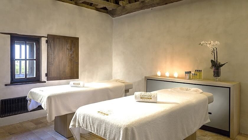 salle massage spa hotel de bagnols