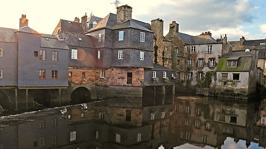 centre ville riviere landerneau bretagne