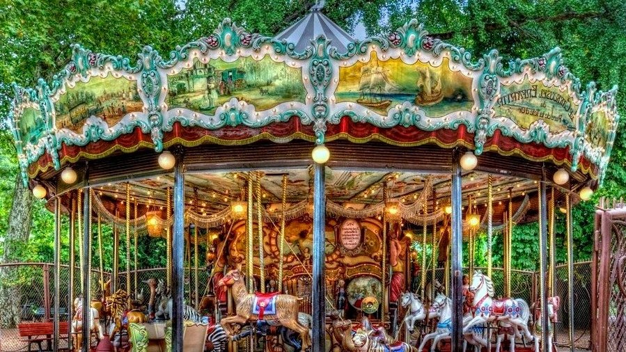 grand carrousel parc tete or apres midi