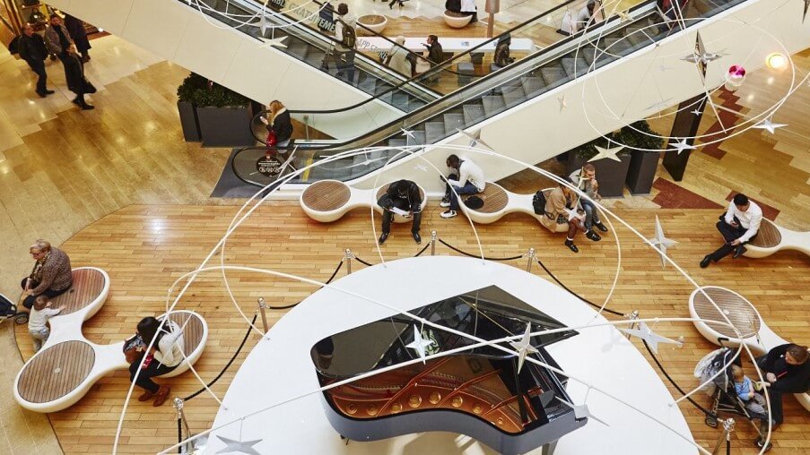 escalators westfield part dieu lyon