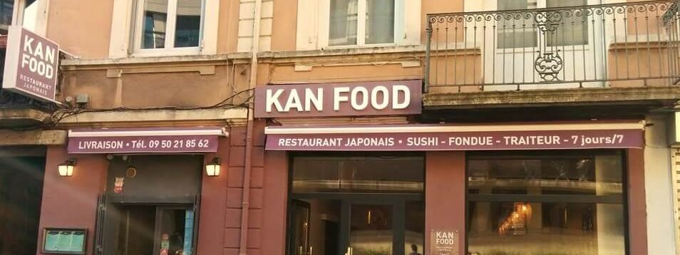 devanture restaurant japonais kan food lyon