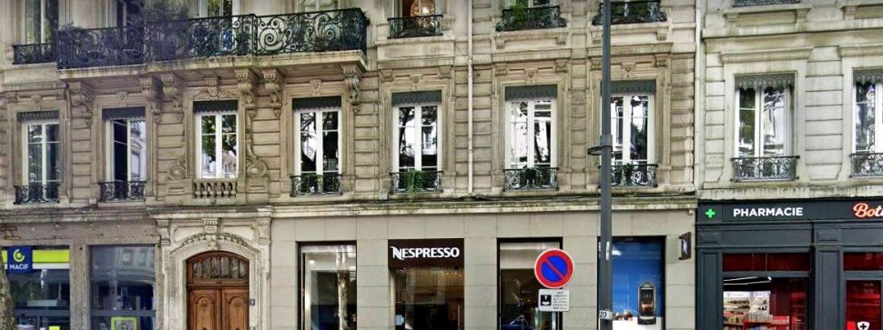 facade nespresso avenue marechal saxe lyon 6