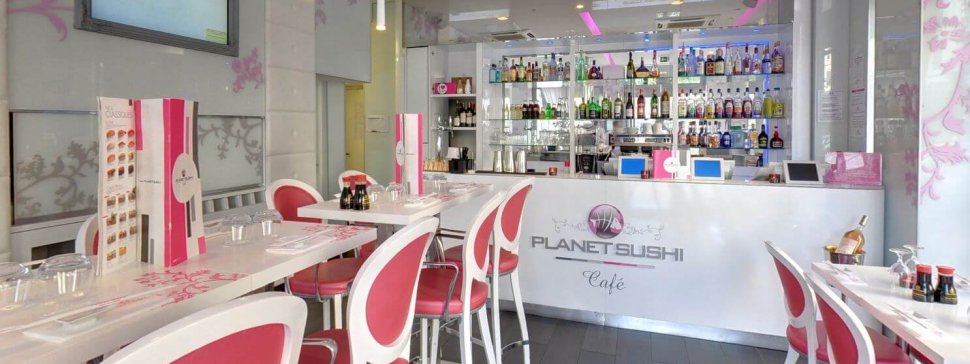 comptoir salle restaurant planet sushi lyon brotteaux