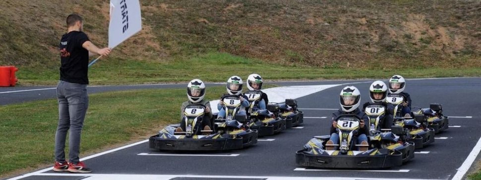 ligne arrive circuit centre loisirs karting evasion bully