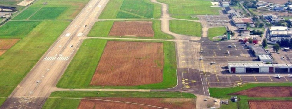 aeroport affaires lyon bron vue du ciel