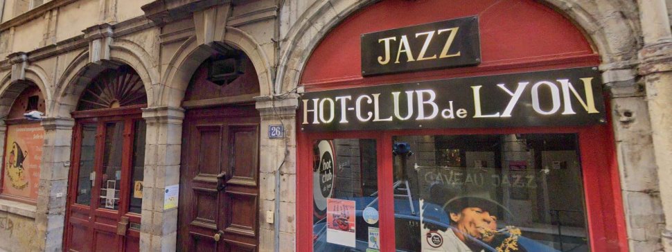 devanture hot club jazz lyon