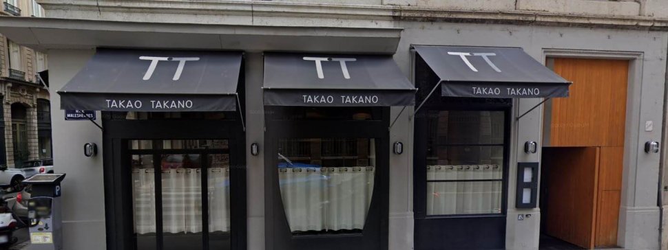 devanture restaurant gastronomique takao takano lyon