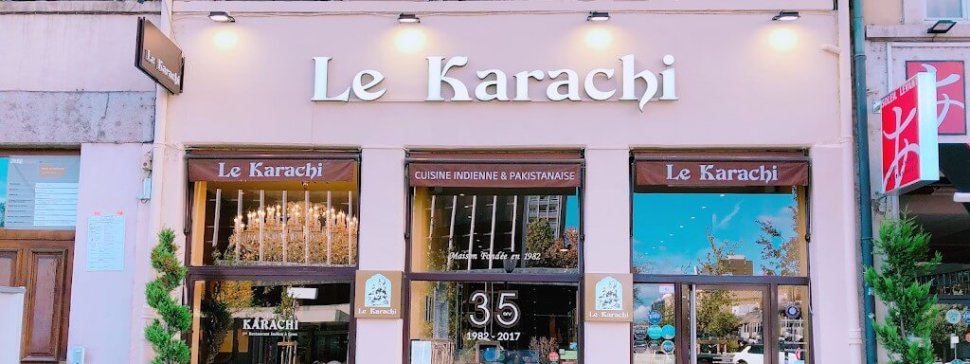 devanture restaurant indien le karachi lyon