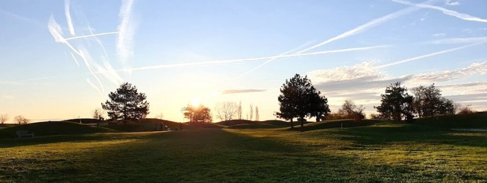 coucher soleil parcours bluegreen golf lyon chassieu